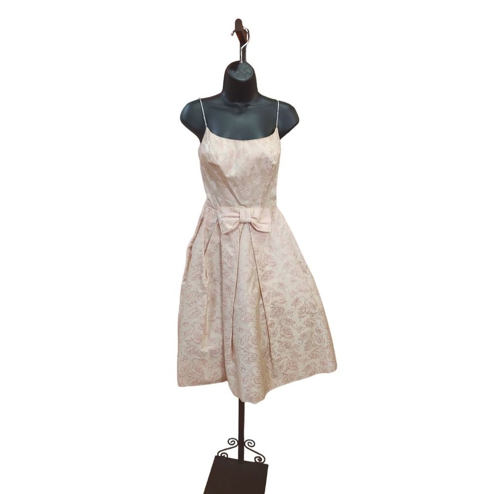 1950's Pink/Pale Peach Cocktail Dress